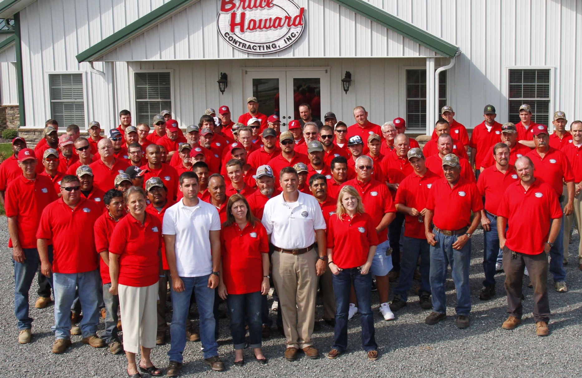 Bruce Howard Contracting employs over 130 people who are dedicated to our company mission